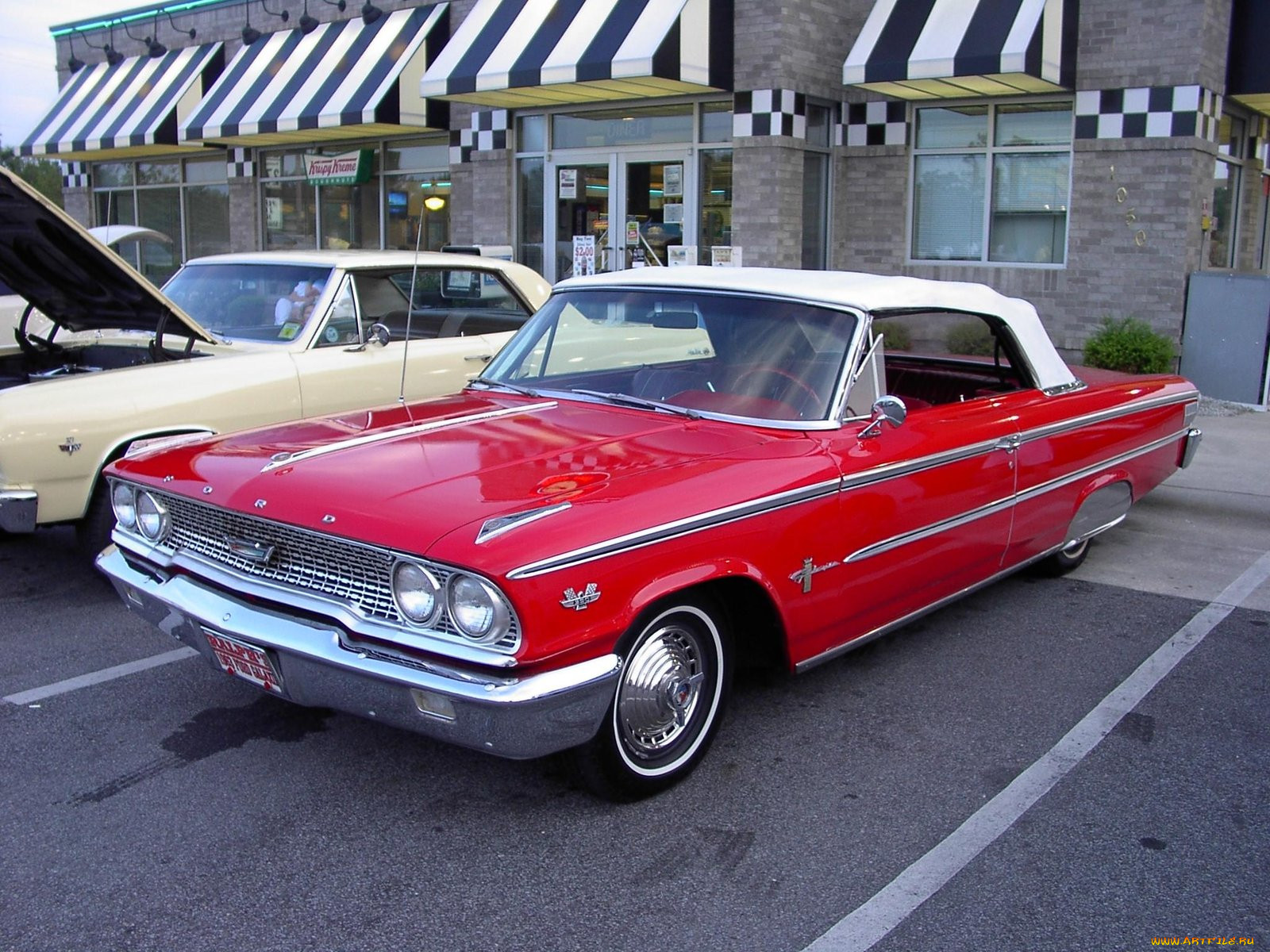1963, ford, galaxie, 500, convertible, classic, 